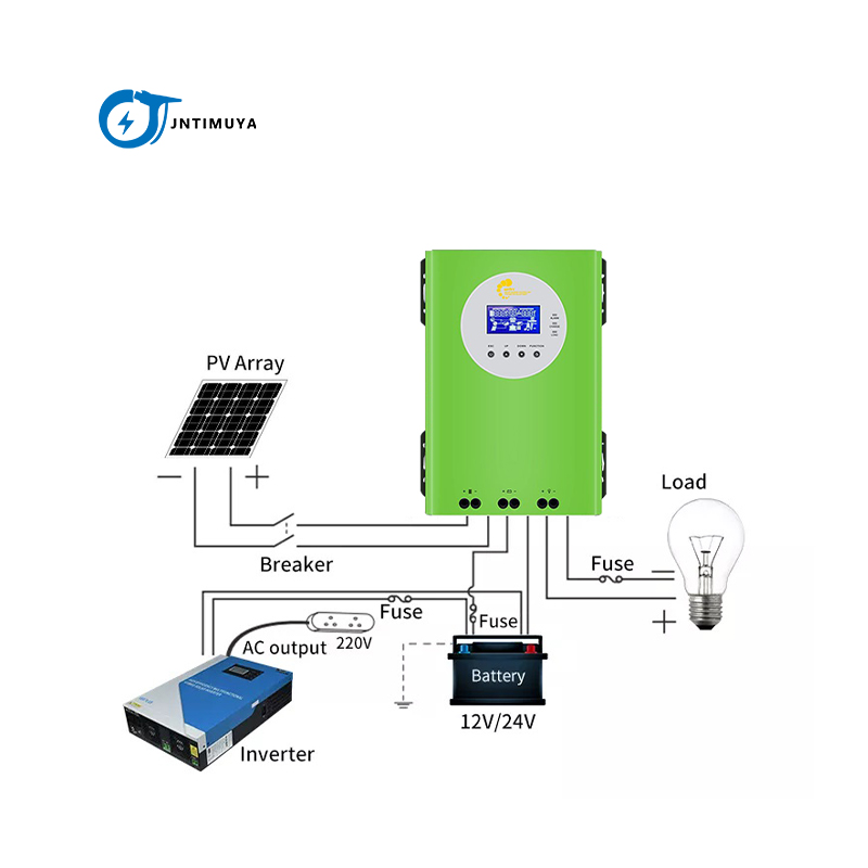 JNTIMUYA 12v 24v 36v 48v Adaptive 80a Mppt Solar Charge Controller Mppt 80a with Three-stage Smart Charging