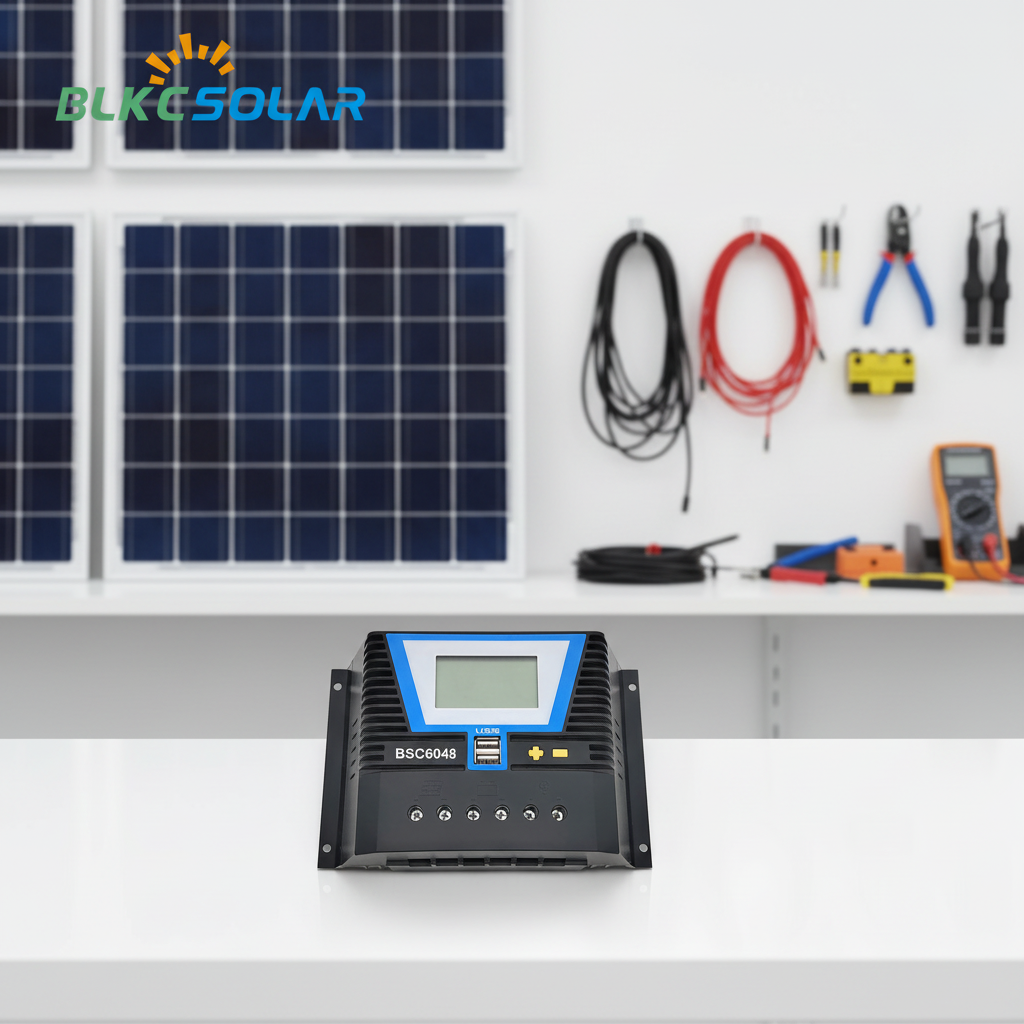 12V/24V/48V Auto Recognition LCD Monitoring Short Circuit Protection Solar Charge Controller