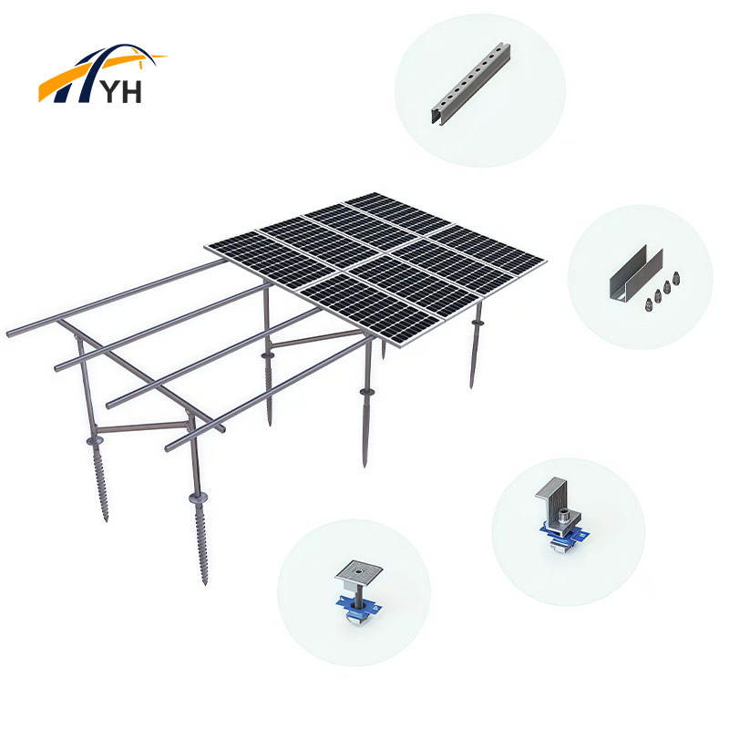 OEM&amp;ODM Solar Panel Structure Pv Mounting Solar Mounting System Hot Dip Galvanized Photovoltaic Bracket
