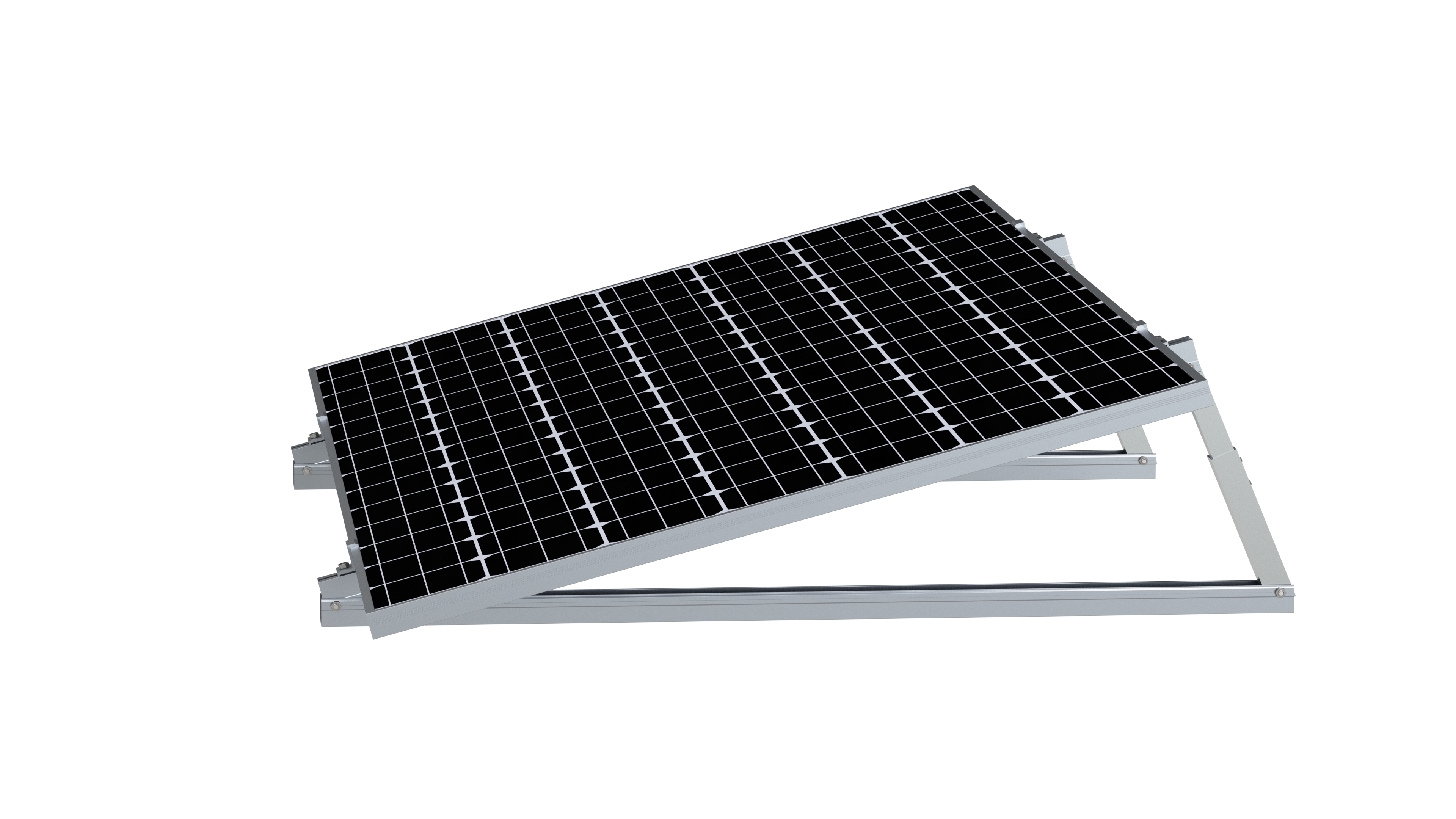 Factory Price Hot Sale Solar PV Aluminum Mounting Module Support System for Flat Roof Sites