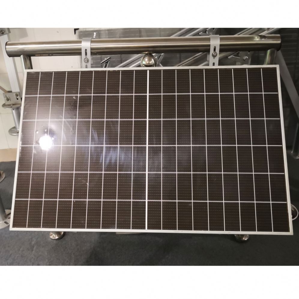Custom Angle Adjustable Freestanding Silver Anodized Aluminum Balcony Solar Mount Kit For European Home Mini PV System