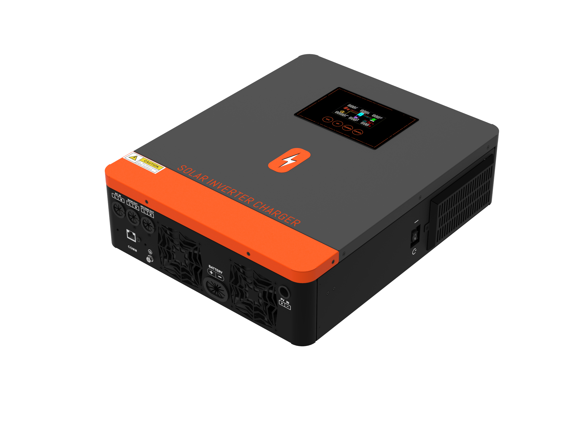 PowMr Low Price 24V 48V Single Phase Frequency Inverter Solar Inverter 4.2KW 6.2KW Hybrid Inverter for Home