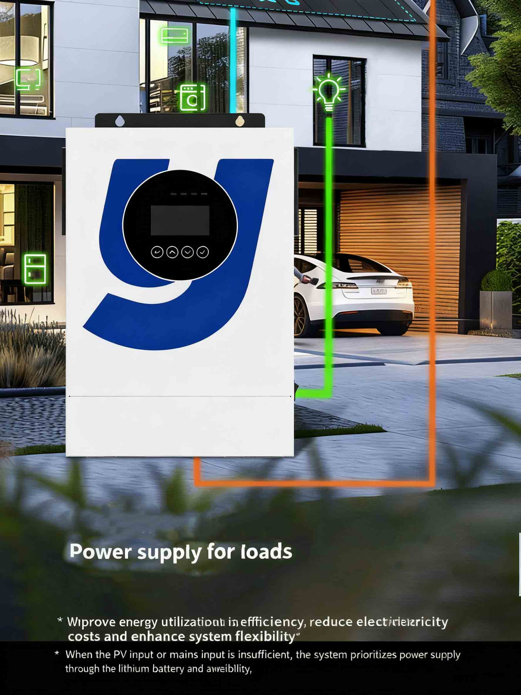 Quality on Off Grid Hybrid Inverter 7/8/10Kw High Efficiency Solar Inverter for Home and Privacy