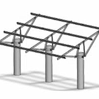 Solar structure connector