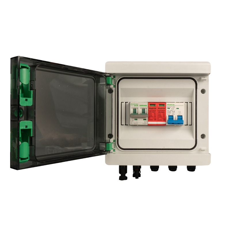 SM HLX-PV IP65 Waterproof Plastic Solar PV Combiner Box 1 String AC+DC 1 Input 1 Output for Solar Panel PV System