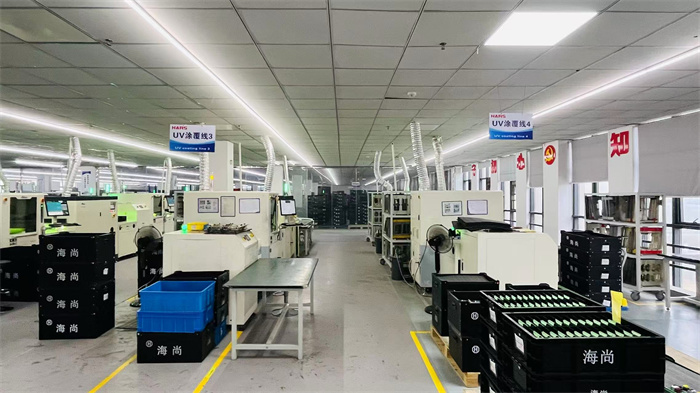 UV coating production line for solar panels