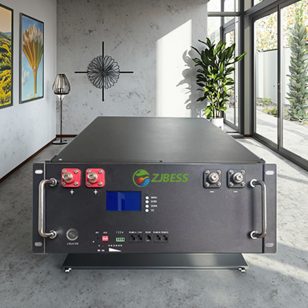 LiFePO4 Solar Split Rack-Mounted Battery Pack 51.2V 100AH/200AH 5~10 kWh off Grid Hybrid Grid Compatible