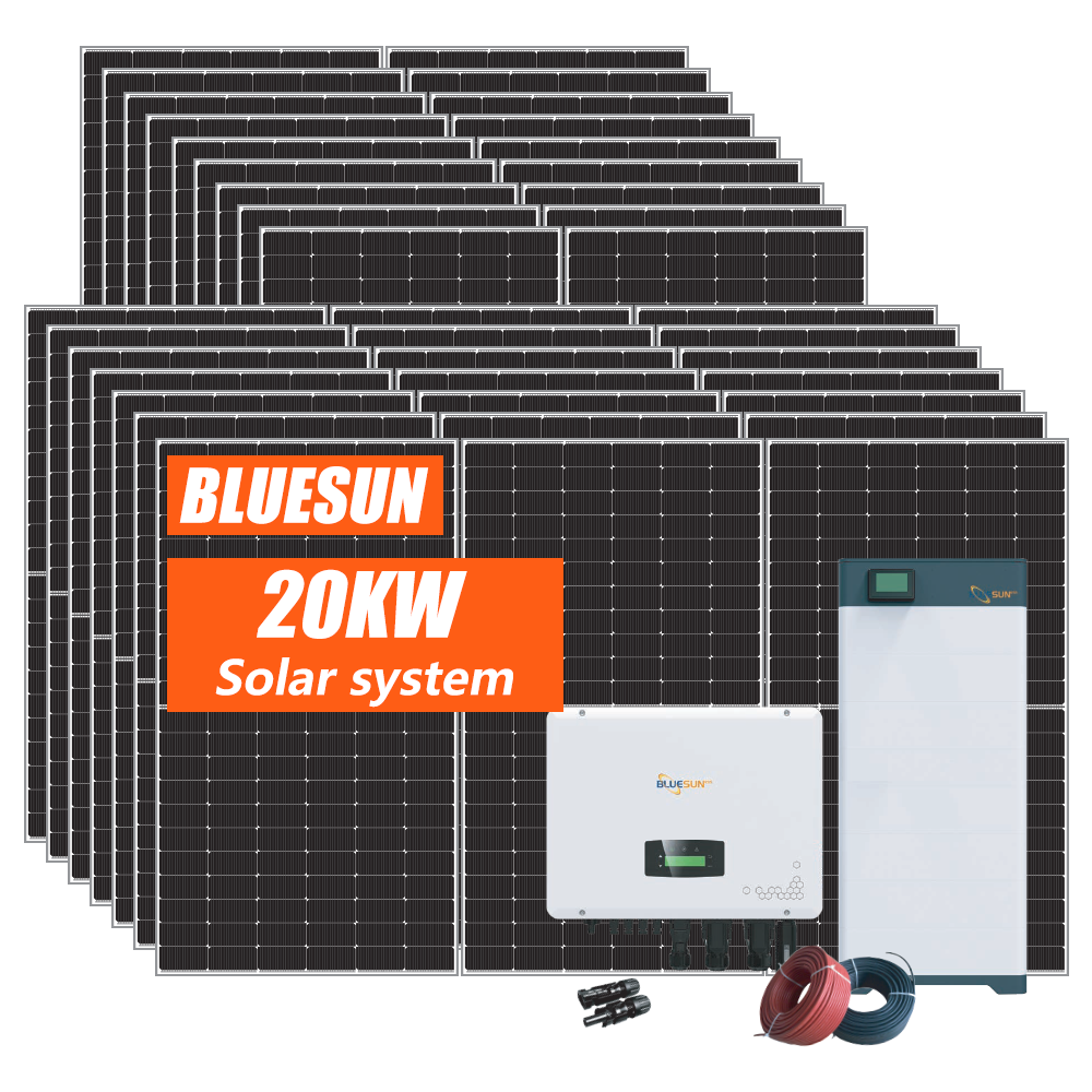 20KW 45KWh Off Grid Solar Power System With LiFePO4 Battery Energy Storage For Villa And Farm Use
