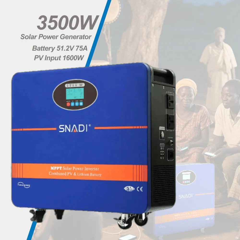 600W 3kw 5kw All-in-One Solar System Home Energy Storage Portable Solar Generator