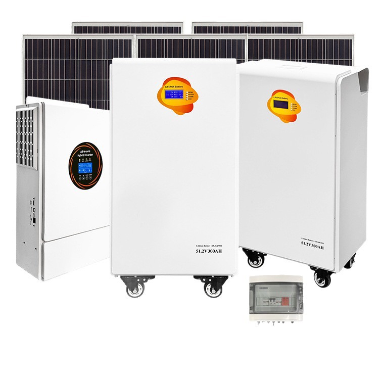 60kW Off-Grid Household Monocrystalline Silicon Photovoltaic Energy Storage Battery All-in-One Machine 20 Degree Solar System