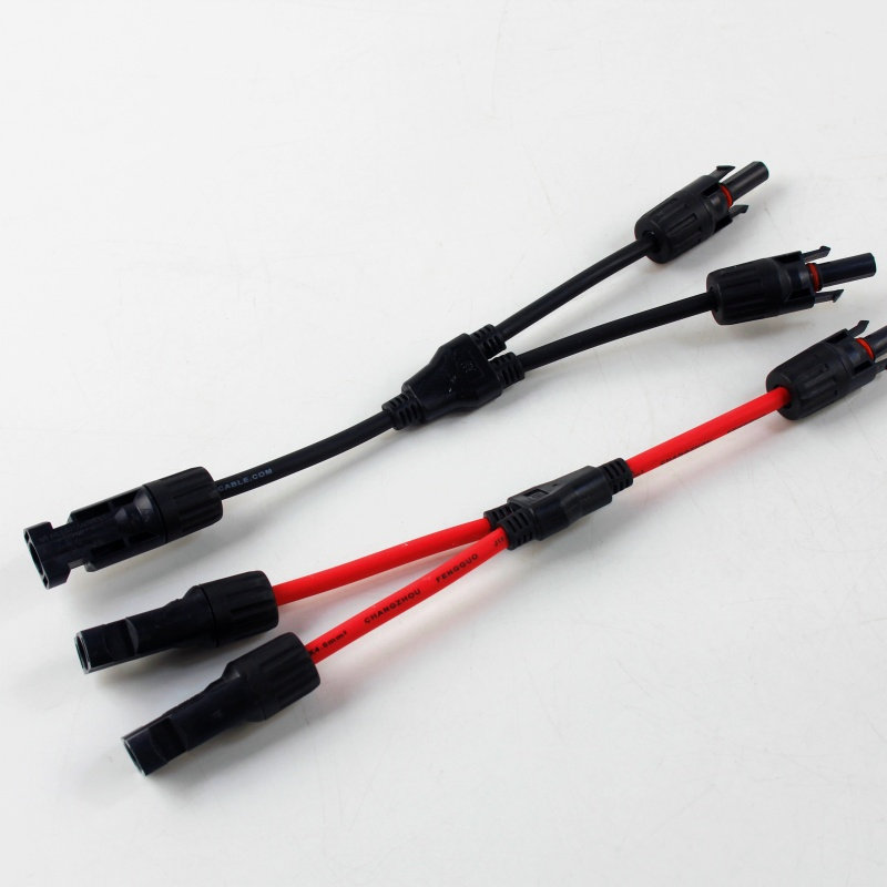 High-Performance IP67 Waterproof Mc4 Y Type 2 in 1 Solar Cable Connector