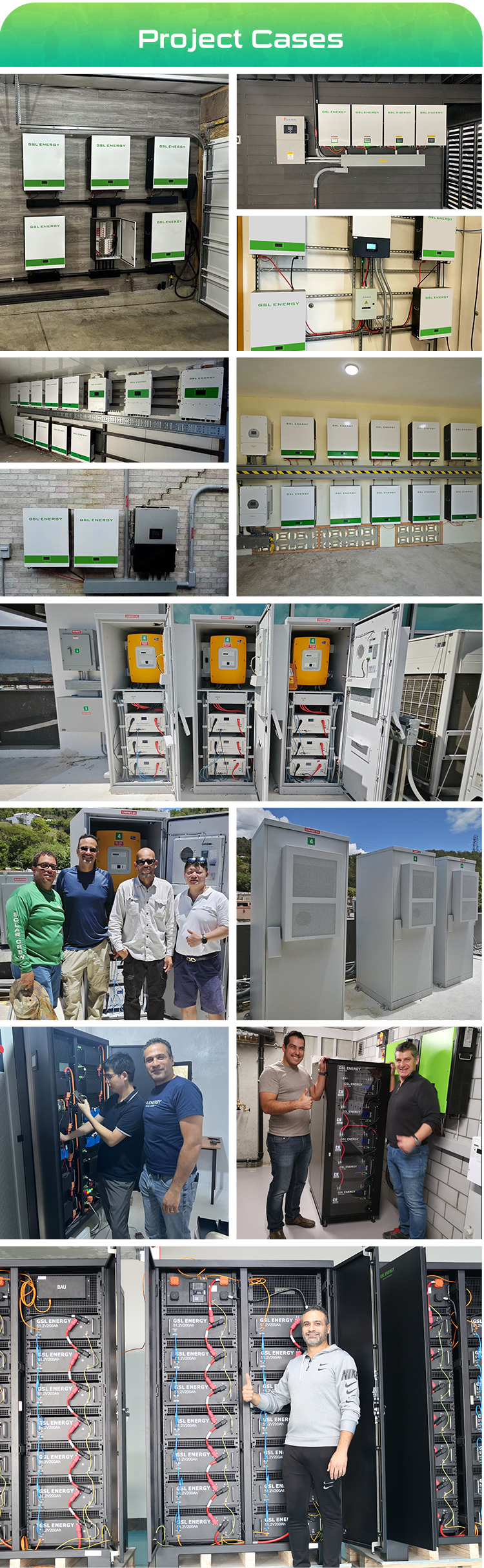 Smart BMS System All-in-One 10kw/10kwh 48v 200Ah Solar Storage Lifepo4 Lithium Battery with Solar Hybrid Inverter