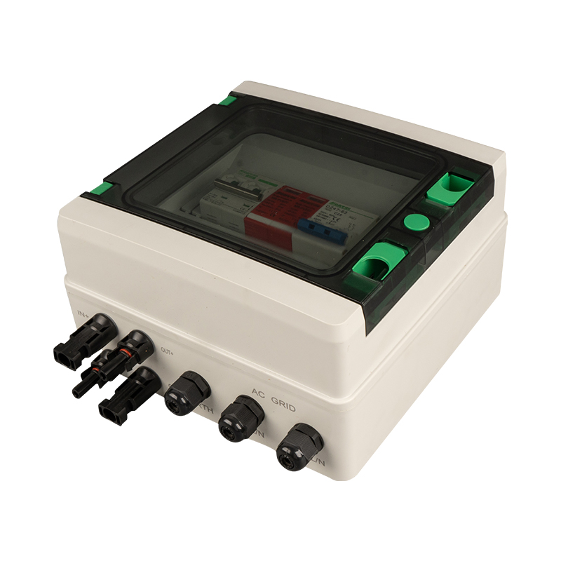 SM HLX-PV IP65 Waterproof Plastic Solar PV Combiner Box 1 String AC+DC 1 Input 1 Output for Solar Panel PV System