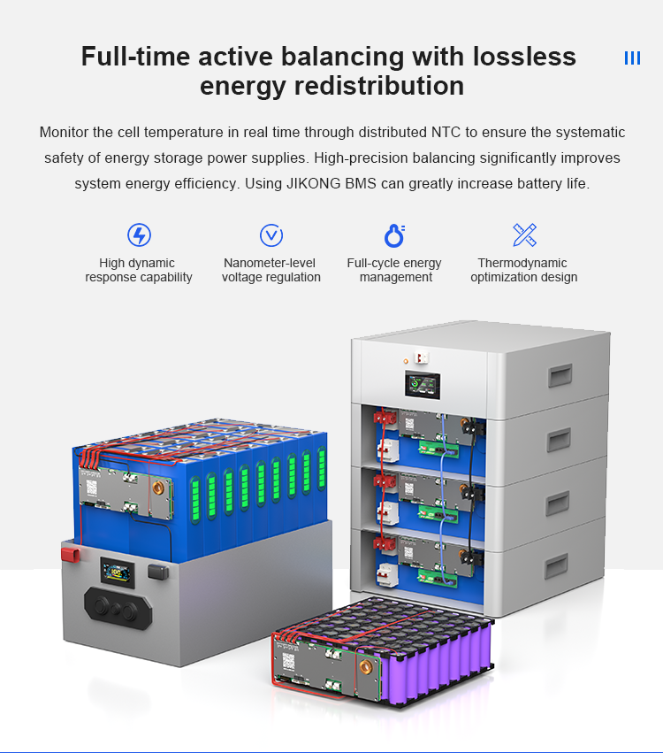 Jikong Solar Battery BMS 8S 16S 24v 48v Lifepo4 Battery Management System 200A 300A CANBUS RS485 Inverter JKBMS Compatible PCBA