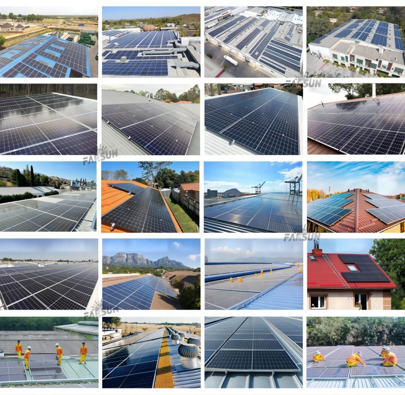Solar Rail Installation Example