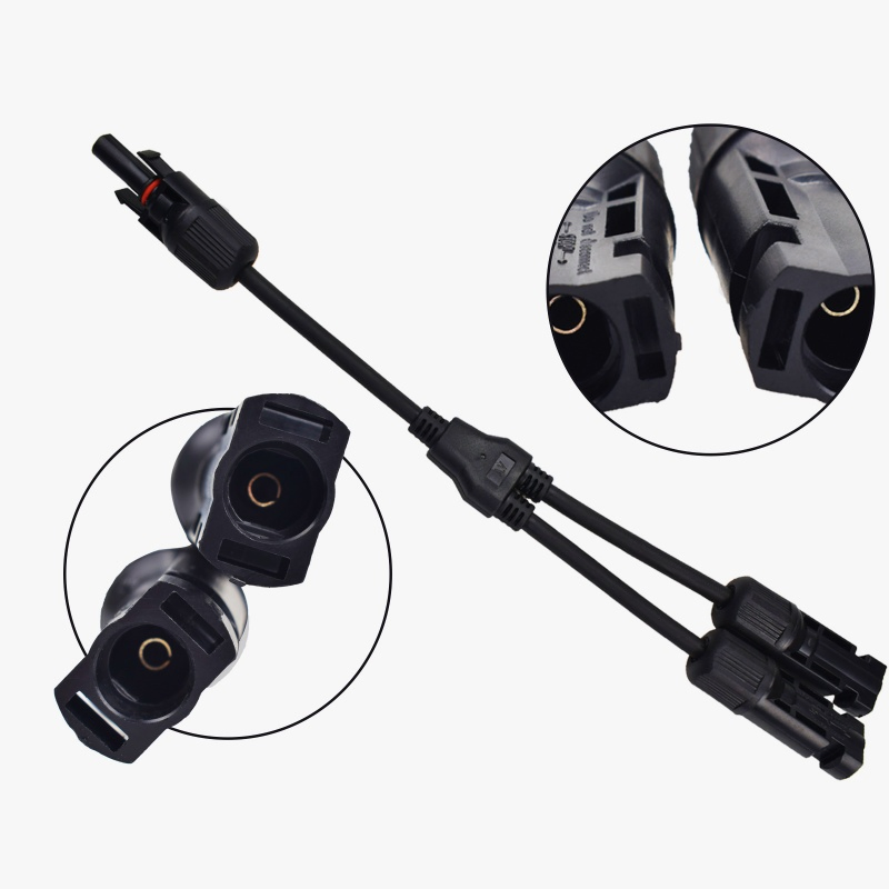 High-Performance IP67 Waterproof Mc4 Y Type 2 in 1 Solar Cable Connector