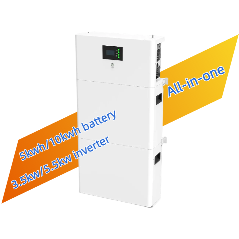 Large All-in-One Solar Energy System for Home Use 51.2V 5KWH 10KWH Inverter IP55 Lithium Battery (100ah 200ah) Certified MSDS