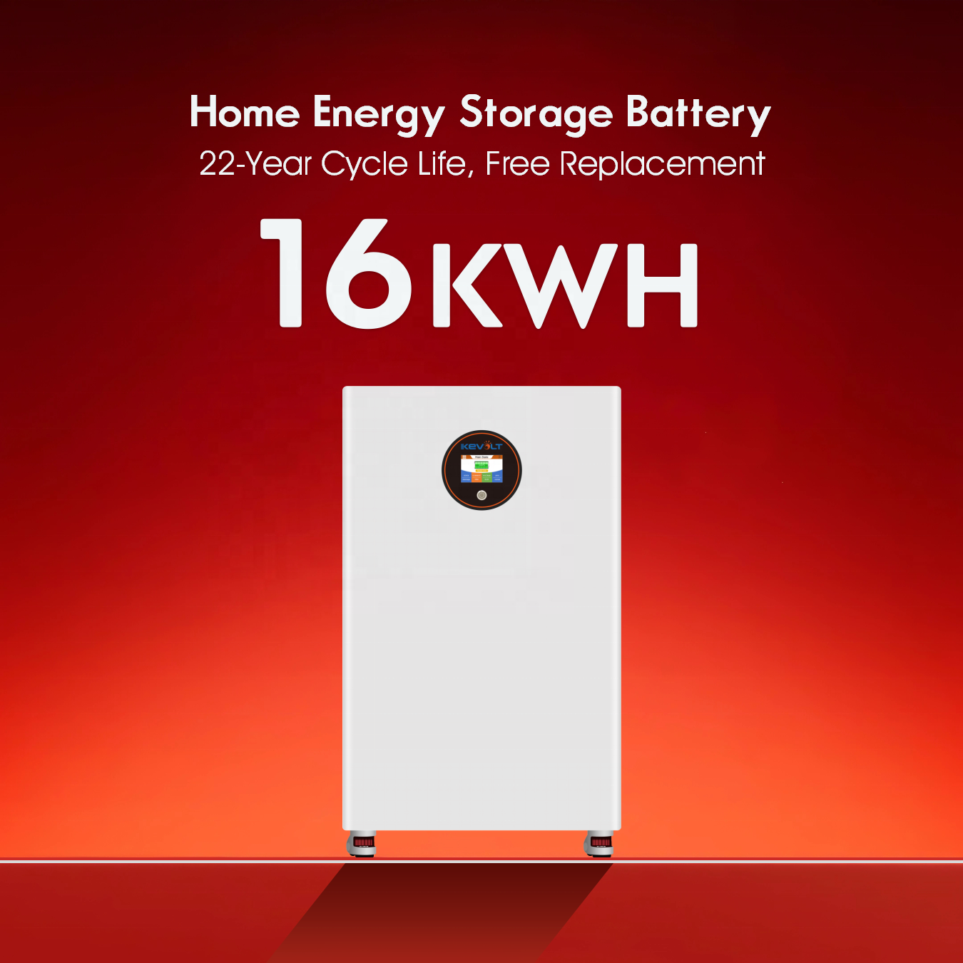 KEVOLT Solar Energy System Lithium Ion Batteries Pack 5kWh 10kWh 16kWh 20kWh Home Energy Storage LiFePO4 Battery