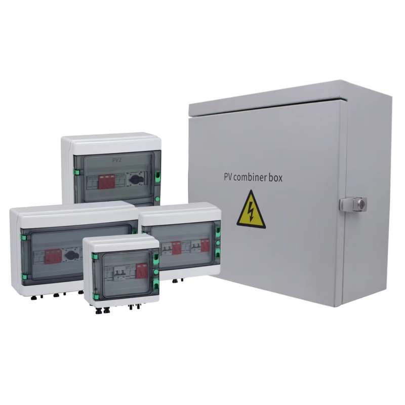 High Quality IP65 Waterproof Metal DC PV Combiner Box for Large Desert Ground Solar Power Station