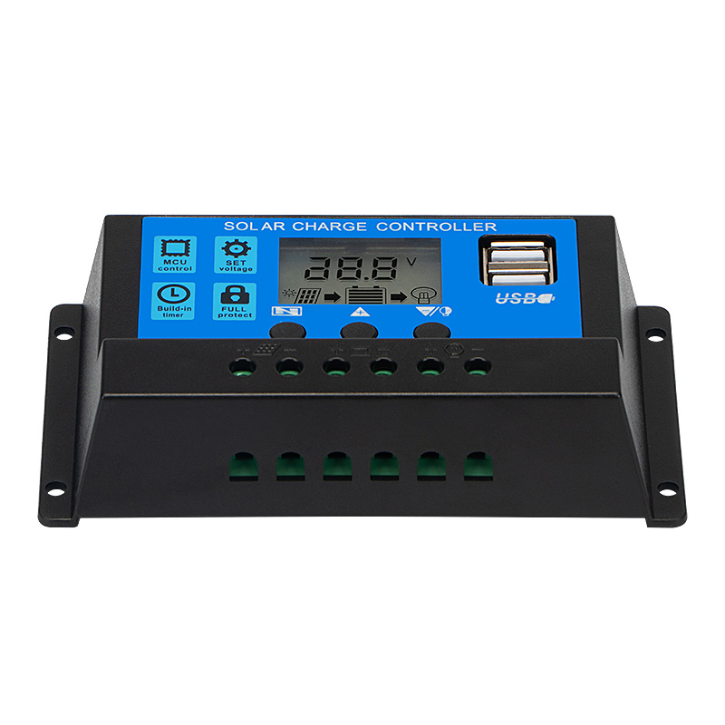 China Manufacturer Lithium Battery 10a 20a 30a Pwm Charger Solar Controller 12v