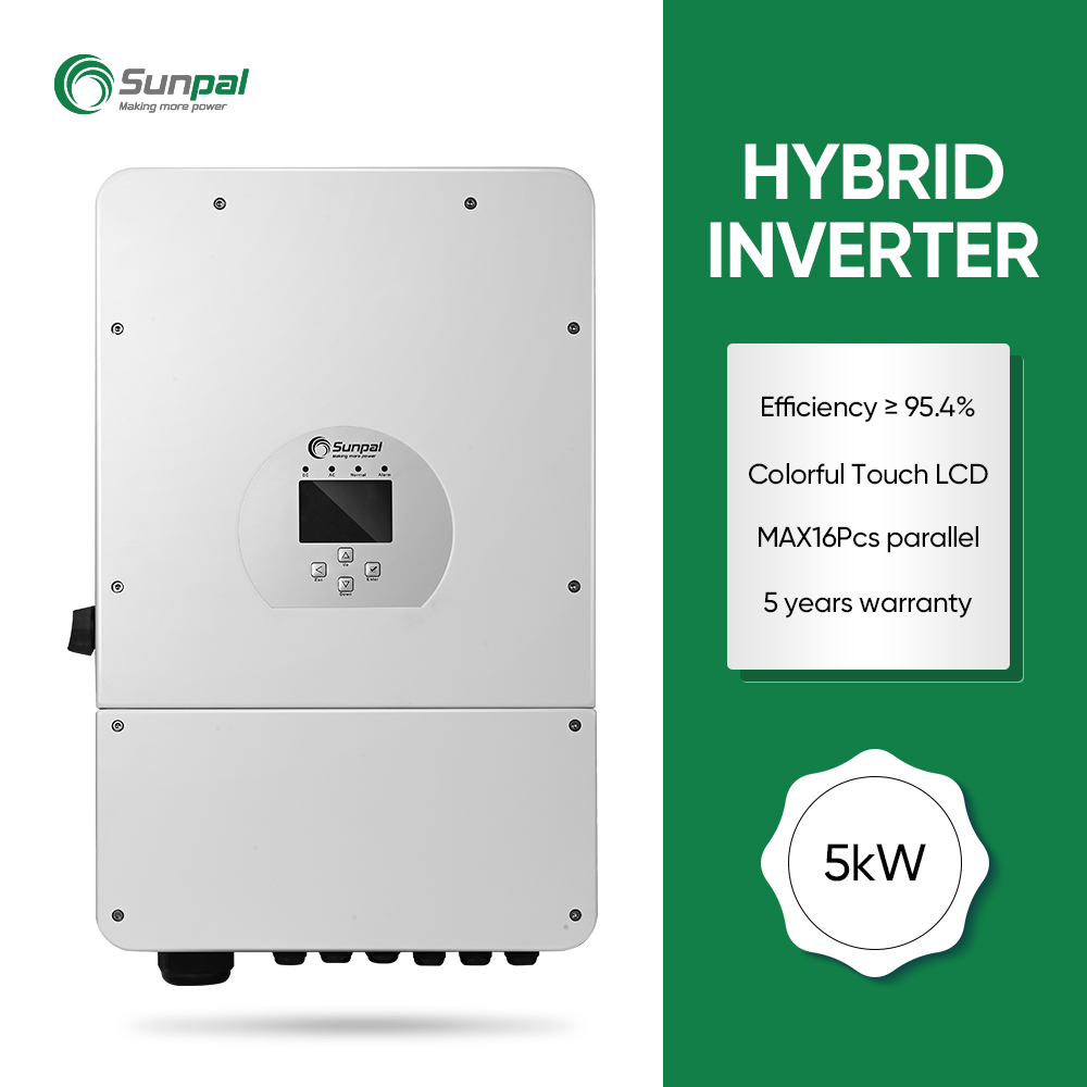 Sunpal Solar Energy Storage Photovoltaic System 5Kw 10Kw 15Kw 10 Kw Hybrid Off Grid Solar Power System Complete Kit Home