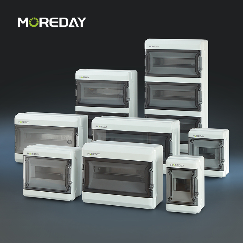 CE Outdoor IP65 Waterproof ABS Electrical Power Solar Plastic at Series Distribution Box Junction Mcb Enclosure Box DC Combiner