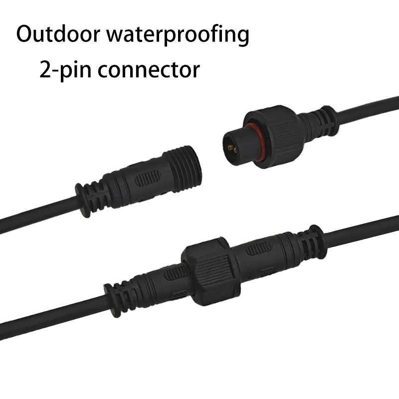 2/3/4 Pin Waterproof Male-Female Pigtail Plugs 2-Core Cable Connectors