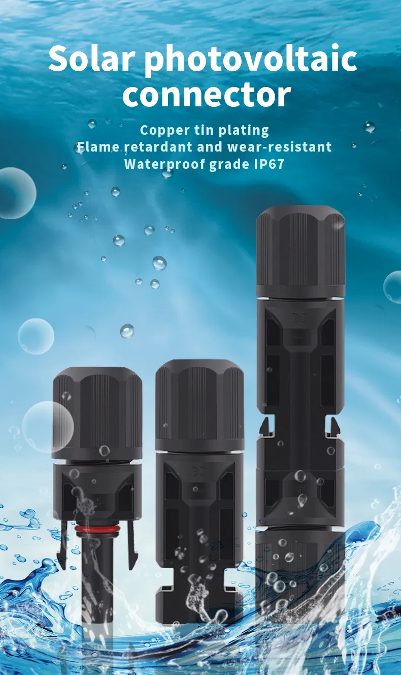 PV DC Solar Panel Cable Connector Design