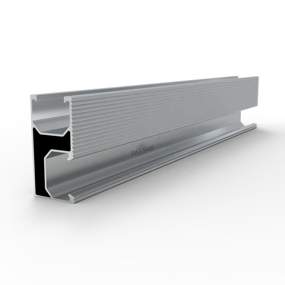 FarSun Solar PV Rail Mounting Aluminum Profile Solar Structure Rail