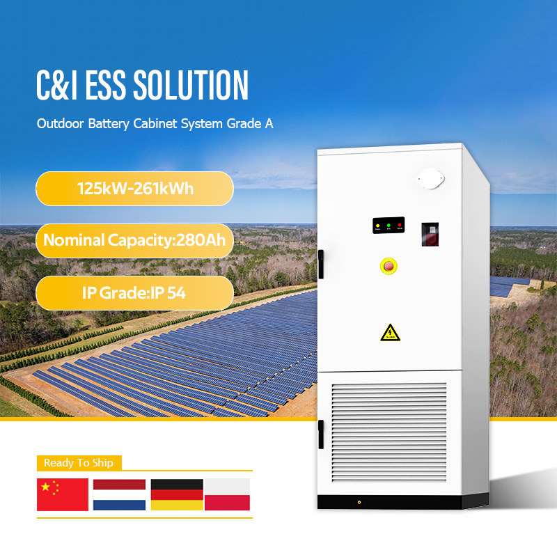BoostESS All-in-One 125KW/261KWh Solar Energy Storage System On-Grid BESS ESS with Air-Cooled Liquid Lithium Ion Battery