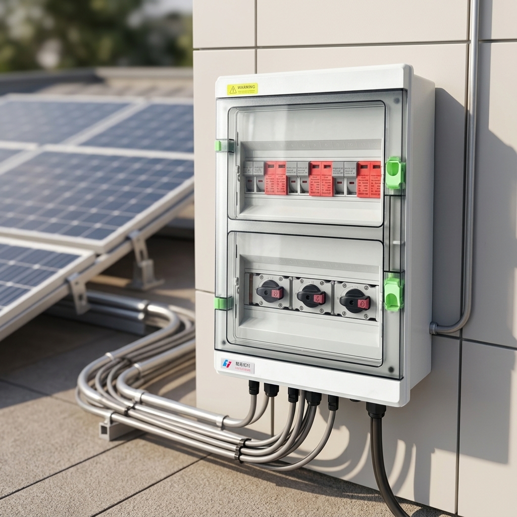 IP65 1000V 3 Input 3 Output 3 String PV3/3 For Off Grid Solar Energy System Photovoltaic Array Solar PV DC Combiner Box