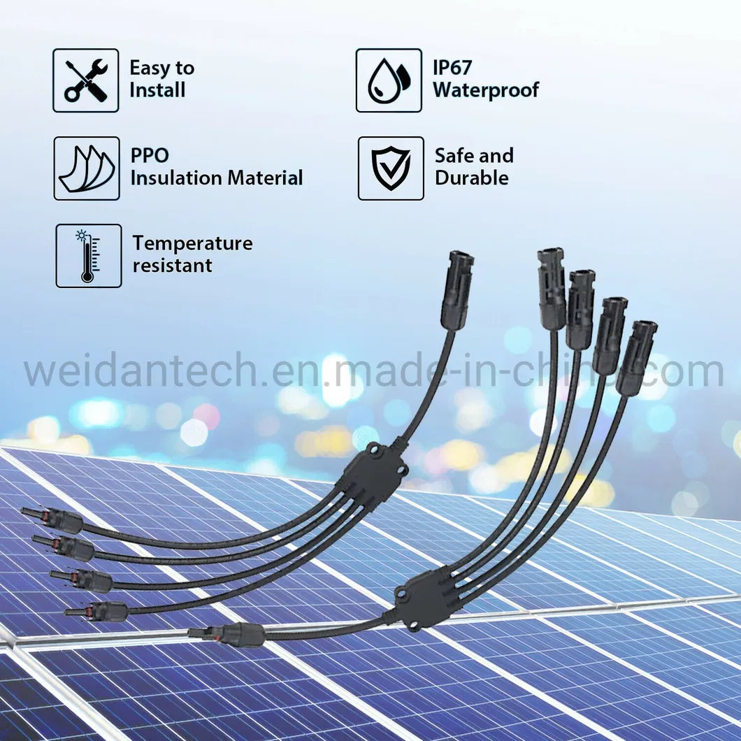 Y Branch Connector Cable, Solar Panel Cable Connector