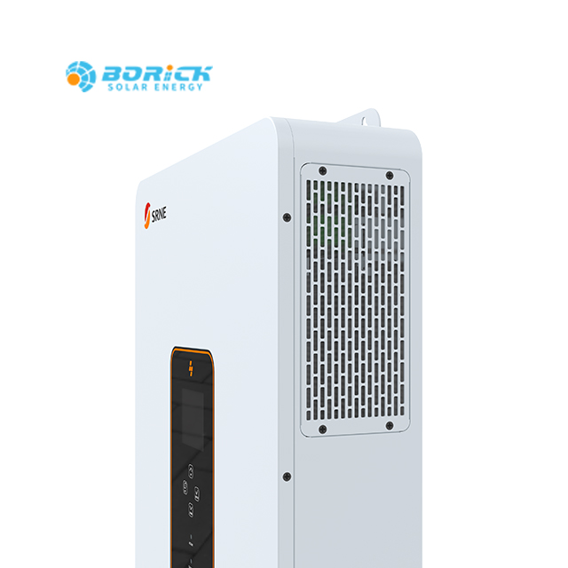 SRNE 8kw 10kw 12kw Three Phase Single Phase Hybrid Solar Inverter With Mppt Charge Controller