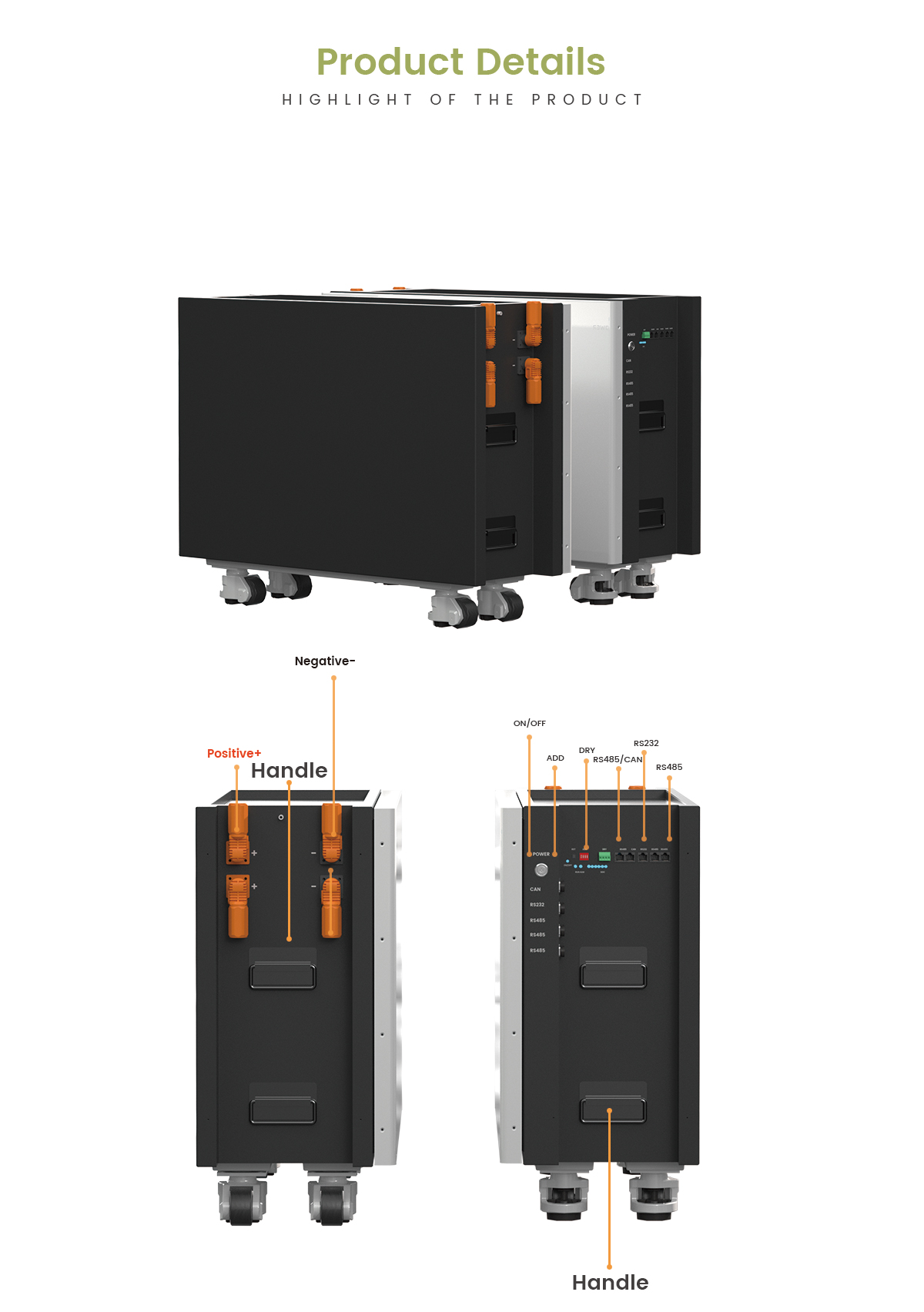 LP All-in-One 15kWh Home Solar Lithium Ion Batteries Pack Inverter and Battery All in One