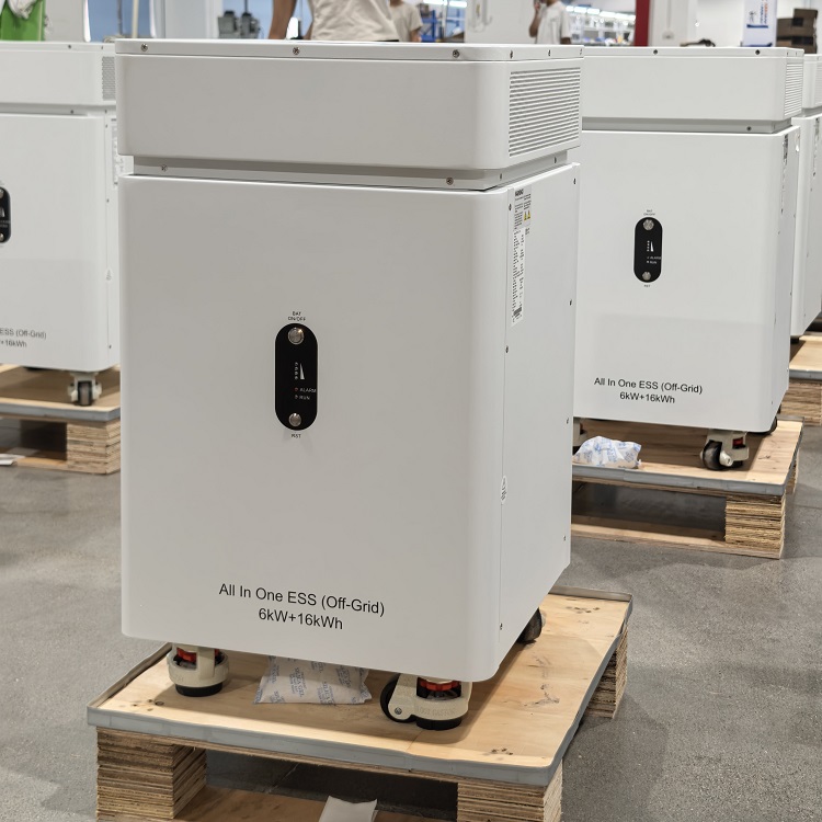 All in One Solar Power System 6kw Hybrid Grid Inverter 16kwh Home Energy Storage System Lithium Iron Phosphate Battery
