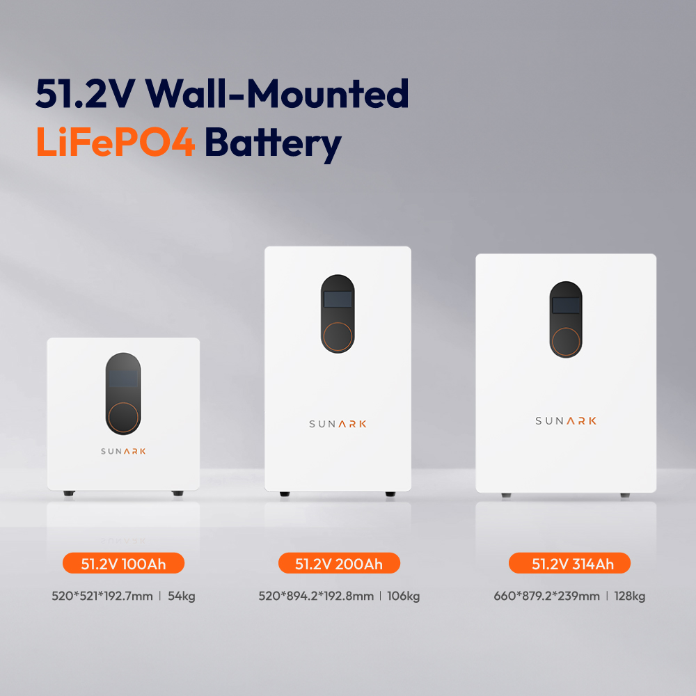 Modular 51.2V 5-15kWh LiFePO4 Battery Pack Max 16 Units Parallel Support CAN 10-Year Warranty for Commercial Solar Projects