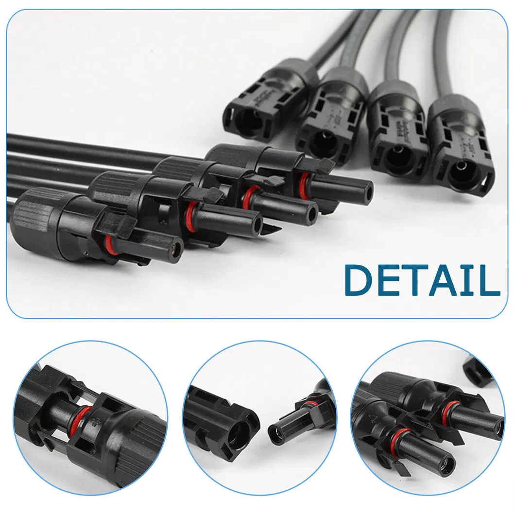 High-Performance IP67 Waterproof Mc4 Y Type 2 in 1 Solar Cable Connector
