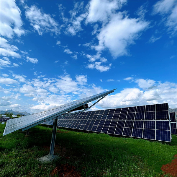 Single Axis One Panel Solar Tracking System PV Solar Tracker Bracket Horizontal Single Axis Intelligent Solar Tracker System
