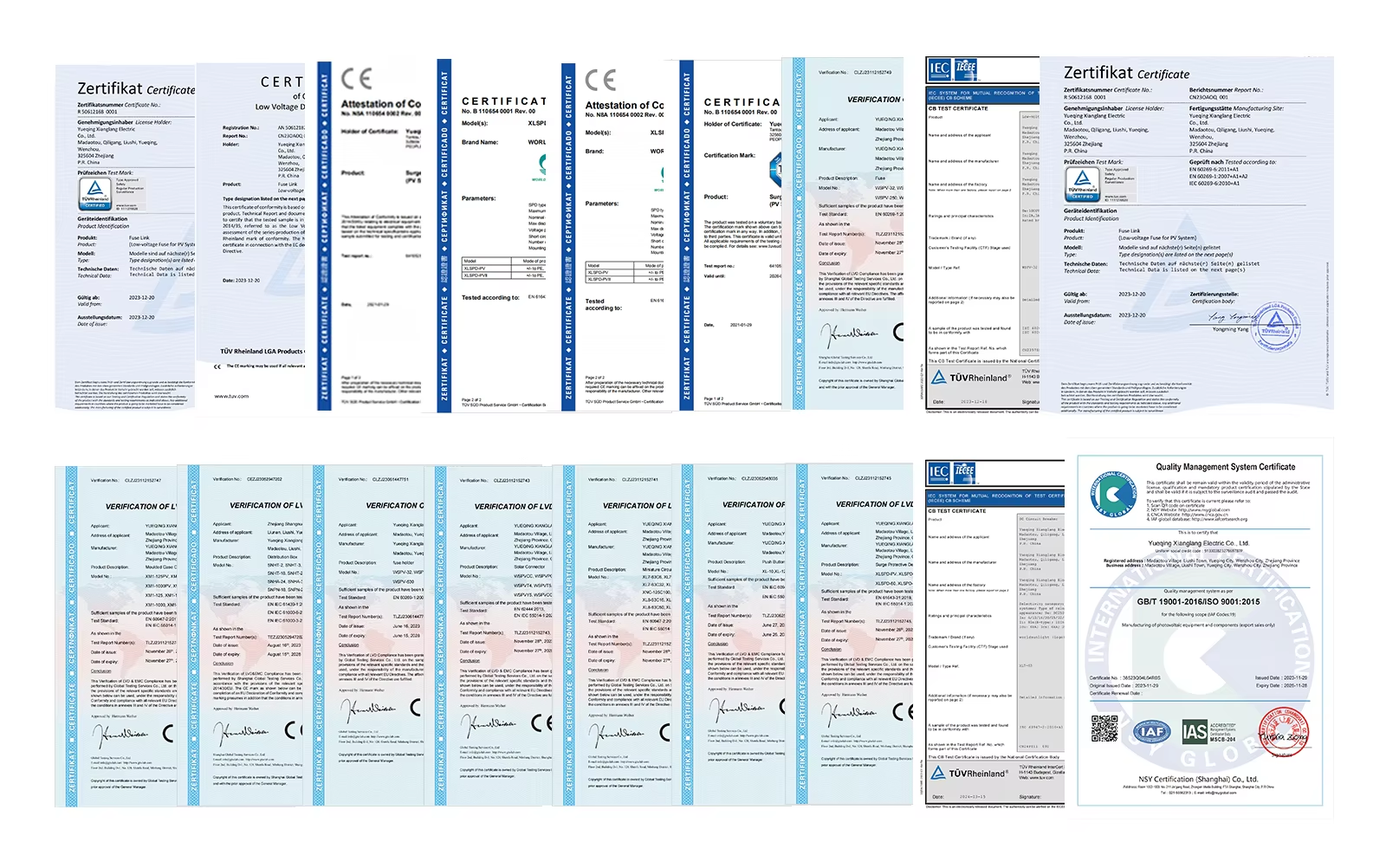 Certification Showcase