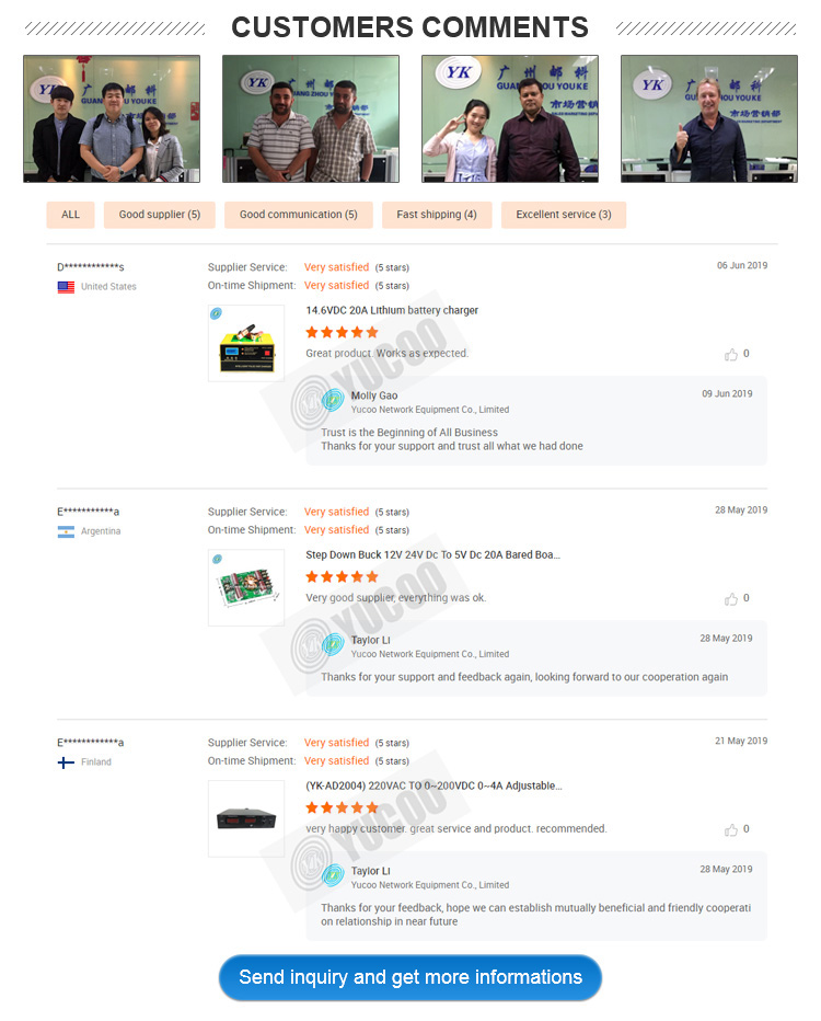 Customers Comments Feedback