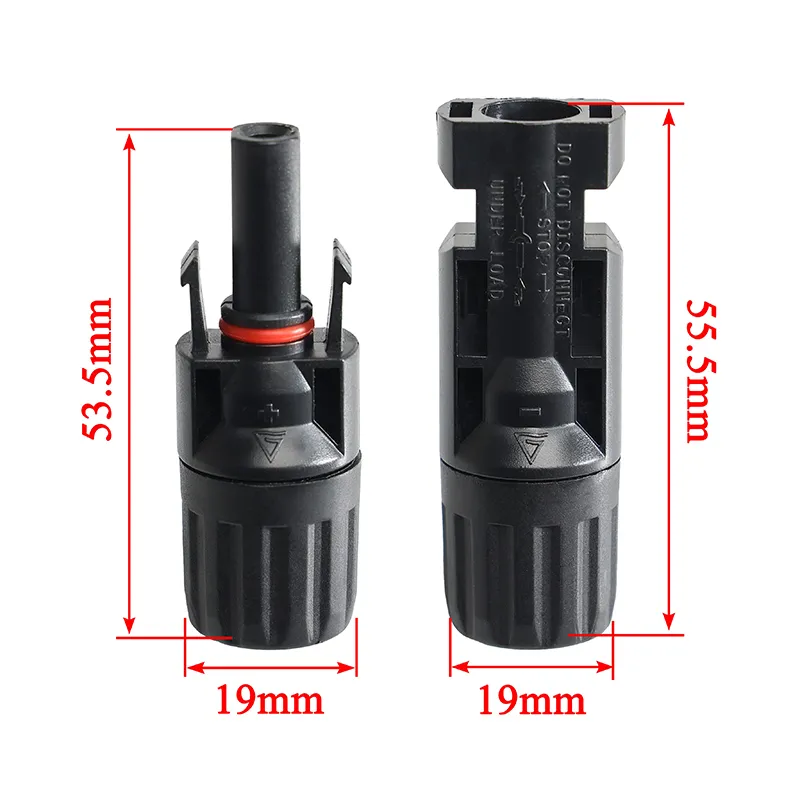 Solar Wire Connector Male & Female Set DC PV Connector Solar Panel Cable Connect Accessories