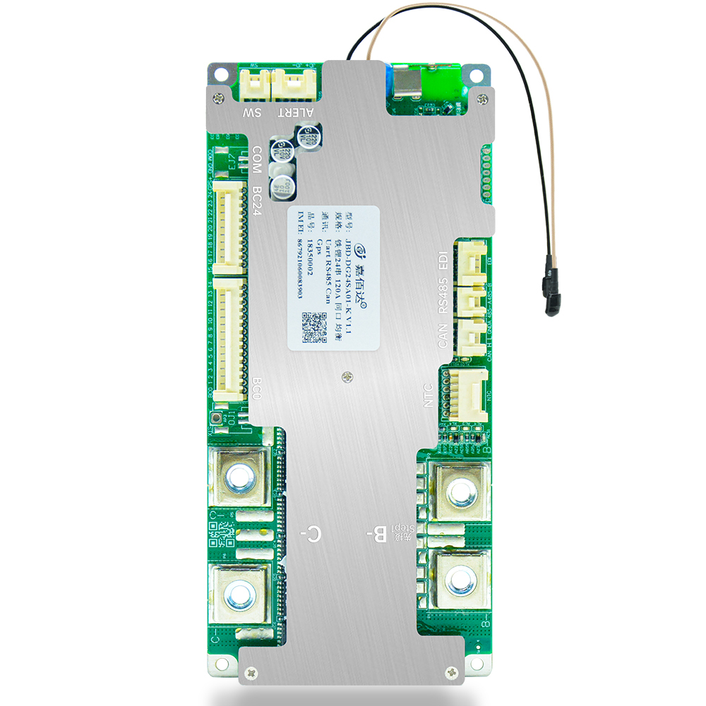 JiaBaiDa Battery Swapping Management System 7S 8S 24V 15S 16S 48V 20S 21S 72V Smart BMS LiFePO4 Li-ion with 4G GPS BT