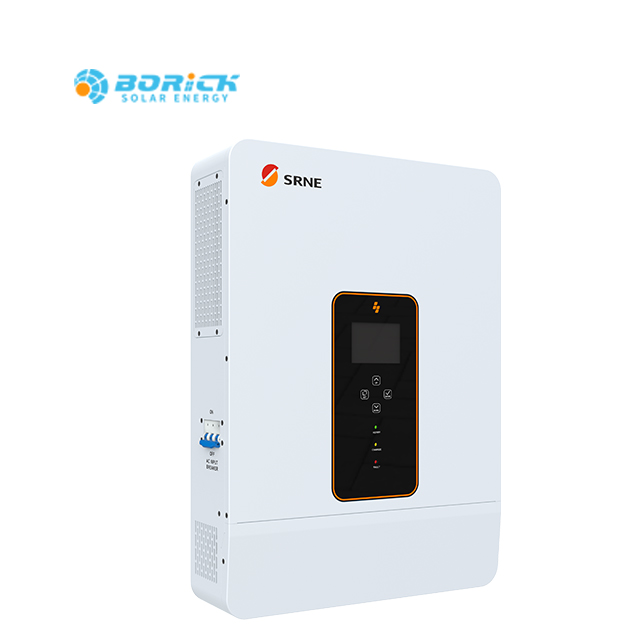 SRNE 8kw 10kw 12kw Three Phase Single Phase Hybrid Solar Inverter With Mppt Charge Controller