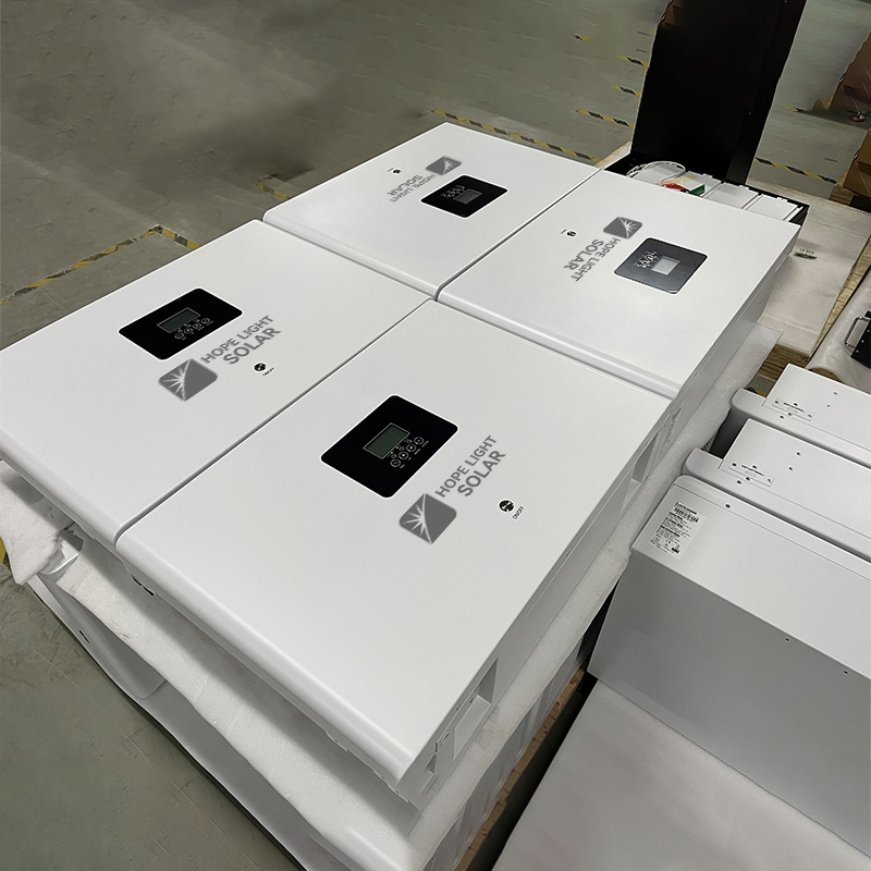 All in One Solar Inverter Battery 6kw 8kw With 10kwh 15kwh Lithium Battery