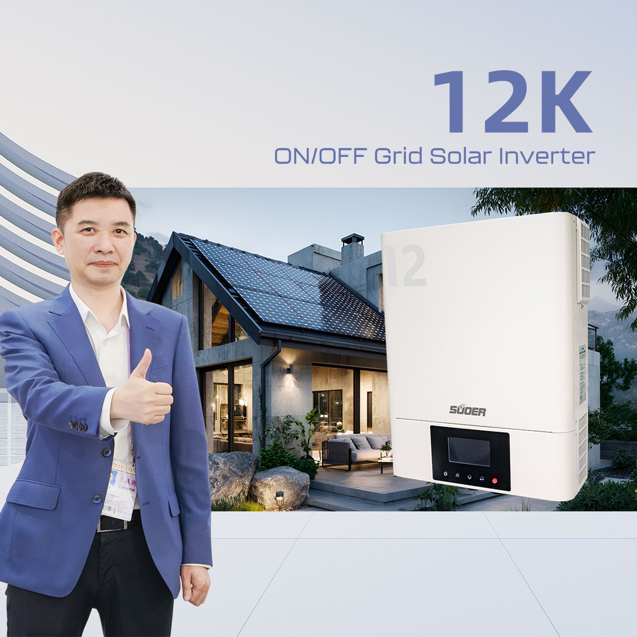 Hybrid Inverter 12kw Solar Inverter Power Charger System Hybrid Solar Inverter with Mppt Charge Controller
