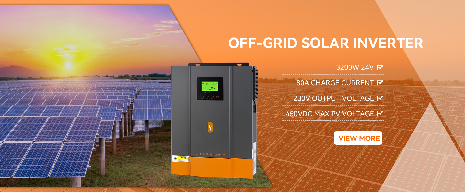 Solar Pure Sine Wave Inverter Charger
