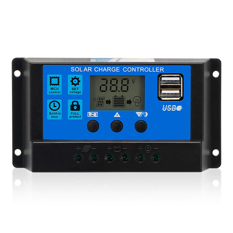 China Manufacturer Lithium Battery 10a 20a 30a Pwm Charger Solar Controller 12v