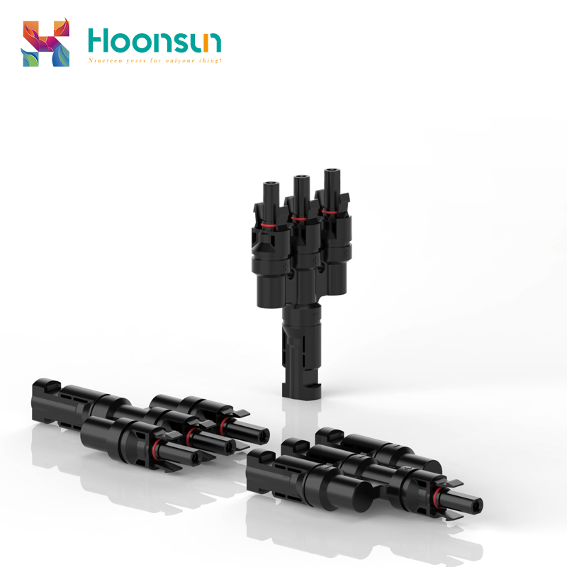 High Voltage Waterproof Solar Cable Connector for DC Applications