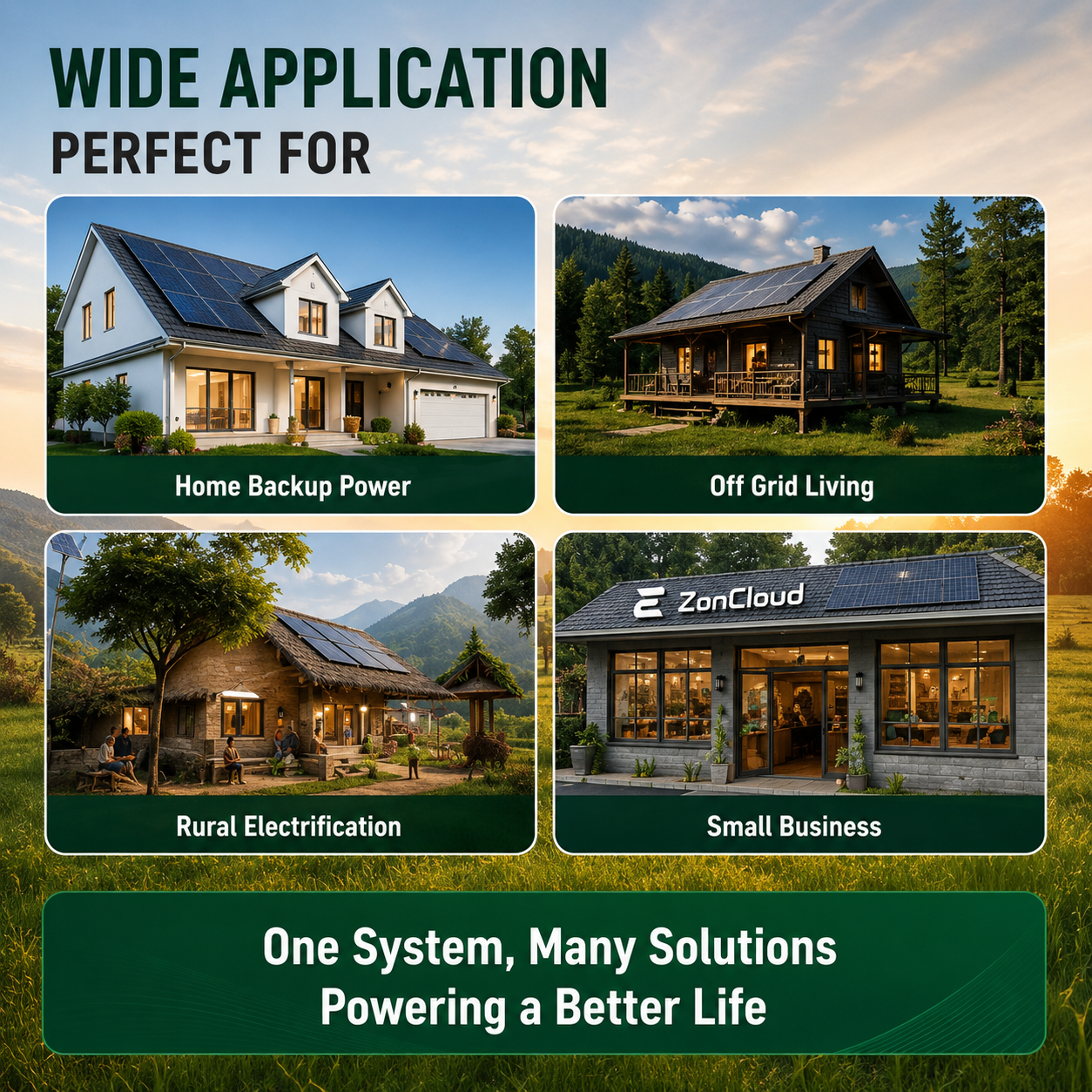 Complete Home Solar Storage System with Lithium Ion Battery and Hybrid Inverter for Hybrid Grid Use 25-Year Warranty