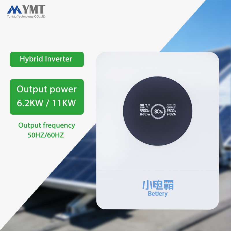 Full 6.2KW Hybrid Solar Inverter MPPT 6KW Dual Output 48V DC to AC on Off Grid Power Inverter Home Solar System Hybrid Inverter